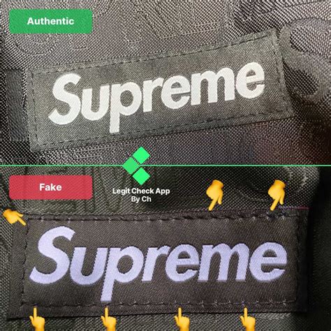 howto detect fake supreme bags|check if your supreme bag is real.